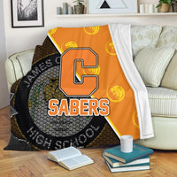 Hawaii Blanket - Campbell High Preimum Blanket - AH White - Polynesian Pride