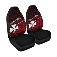 Wallis et Futuna Car Seat Cover Tapa Hibiscus Vibes LT7 - Polynesian Pride