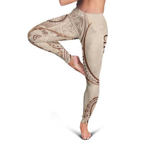 Chuuk Leggings - Hibiscus Flowers Vintage Style - Polynesian Pride