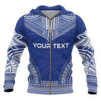 Chuuk Polynesian Chief Custom Zip up Hoodie Flag Version - Polynesian Pride