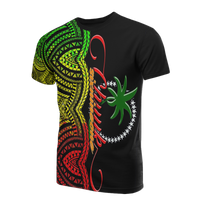 Chuuk T Shirt Number SixNineOne Style Reggae Unisex Black - Polynesian Pride