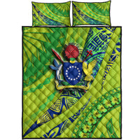 Cook Islands Quilt Bed Set Artsy Style - Green LT9 - Polynesian Pride