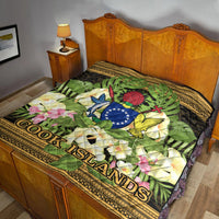 Cook Islands Premium Quilt - Polynesian Gold Patterns Collection - Polynesian Pride