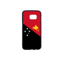 Papua New Guinea Flag Phone Case One Size Samsung Galaxy S7 edge Red & Black - Polynesian Pride