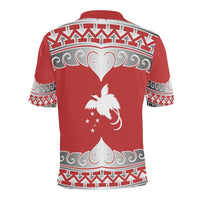 Papua New Guinea Polo Shirt Papua New Guinea Wave Style - Polynesian Pride