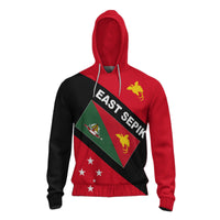 Papua New Guinea Hoodie East Sepik Province Unisex Red - Polynesian Pride