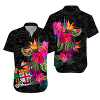 Fiji Polynesian Hibiscus Matching Hawaiian Shirt and Dress LT12 - Polynesian Pride