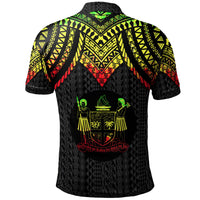 Fiji Polo Shirt Polynesian Armor Style Reagge - Polynesian Pride
