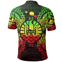 French Polynesian Polo Shirt French Polynesian Coat Of Arms Map Polynesian Tattoo Reggae - Polynesian Pride