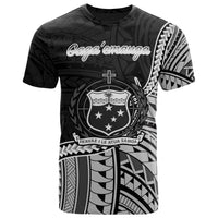Samoa T Shirt Gagaemauga Polynesian Patterns Unisex Black - Polynesian Pride