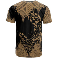 Hawaii Polynesian Warrior Ikaika T Shirt Benjamin Style Gold - Polynesian Pride