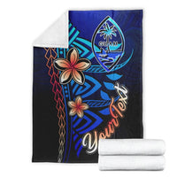 Guam Custom Personalised Premium Blanket - Vintage Tribal Mountain - Polynesian Pride