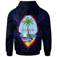 Guam Zip up Hoodie Blood Runs Through My Veins Style Flag - Polynesian Pride