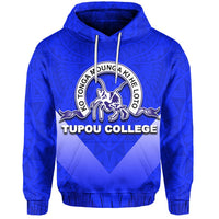 Tupou College Toloa Hoodie Polynesian Style Unisex Blue - Polynesian Pride