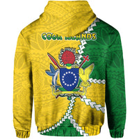 Cook Islands Rugby Zip Hoodie Polynesian Turtle LT13 - Polynesian Pride