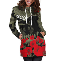 New Zealand ANZAC 2022 Hoodie Dress Maori Camouflage LT14 - Polynesian Pride