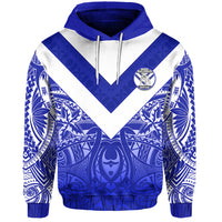 Makoi Bulldogs Hoodie Forever Fiji Rugby Version Fresh 02 LT13 Unisex Blue - Polynesian Pride