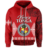 Custom Vava u Tonga Zip Hoodie Tongan Ngatu LT13 - Polynesian Pride