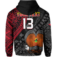 (Custom Text and Number) Papua New Guinea Hoodie Raggiana Birds of Paradise Happy 47th Independence Day LT13 - Polynesian Pride