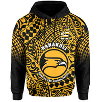 Hawaii Hoodie Nanakuli High and Intermediate School Tribal Kakau LT14 Pullover Hoodie Gold - Polynesian Pride