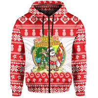 Custom Hawaii Christmas Hoodie Kanaka Polynesian Santa Claus Mele Kalikimaka LT14 - Polynesian Pride