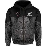New Zealand Tiki Rugby Hoodie NZ Maori Koru Pattern Ver.01 LT14 - Polynesian Pride