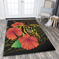 hawaii Rug - Hawaii Turtle Area Rug Mothers Day Kanaka Maoli AH - Polynesian Pride