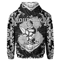 Custom Hawaii Anchor Hibiscus Flower Vintage Hoodie - Polynesian Pride