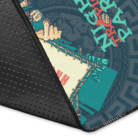 Hawaii Area Rug - Tiki DJ Party - Polynesian Pride