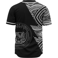 Hawaii Custom Personalized Baseball Shirt - Flash Style White - Polynesian Pride