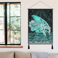 Hawaii Hibiscus Wale Polynesian Hanging Poster - AH - Polynesian Pride