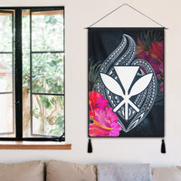 Hawaii Kanaka Polynesian Hibiscus Hanging Poster - AH - Polynesian Pride