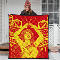 Hawaii Mauna Kea Pele Polynesian Premium Quilts - AH - Polynesian Pride