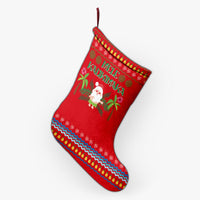 Hawaii Mele Kalikimaka Pattern Christmas Hawaiian Stockings - Pon Style - AH - Polynesian Pride