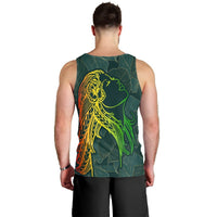 Hawaii Monstera Kalo Hula Girl Kanaka Maoli Tank Top - AH - Polynesian Pride