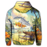 Hawaii Mordern Zip Hoodie - Polynesian Pride