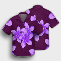 Hawaii Plumeria Simple Hawaiian Shirt - AH - Polynesian Pride