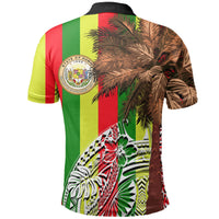 Hawaii Polo Shirt Polynesian Palm Tree Flag - Polynesian Pride