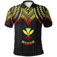 Hawaii Polo Shirt Polynesian Armor Style Reagge Unisex Reggae - Polynesian Pride