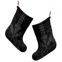 Hawaii Polynesian Kanaka Kakau Christmas Stocking - Alan Style Gray - AH - Polynesian Pride
