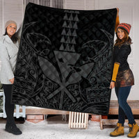 Hawaii Polynesian Kanaka Kakau Premium Quilts - Alan Style Gray - AH - Polynesian Pride