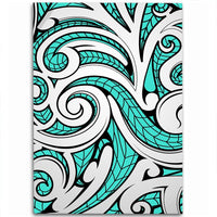 Hawaii Polynesian Maori Ethnic Ornament Turquoise Area Rug - AH Luxurious - Polynesian Pride