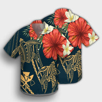 Hawaii Polynesian Turtle Hibiscus Hawaiian Shirt - Nolan Style - AH - Polynesian Pride