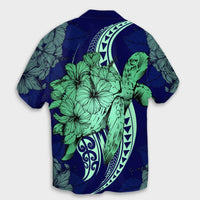 Hawaii Polynesian Turtle Hibiscus Hawaiian Shirt1 - AH - Polynesian Pride