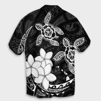 Hawaii Polynesian Turtle Plumeria Hawaiian Shirt - Pog Style White - AH - Polynesian Pride