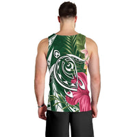 Hawaii Polynesian Turtle Tropical Hibiscus Plumeria Tank Top - Green - AH - Polynesian Pride