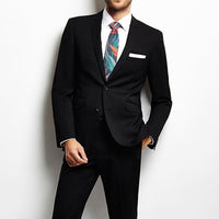 Hawaii Seamless Tropical Flower Hawaiian Summer Necktie One Size Black Necktie - Polynesian Pride