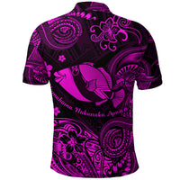 Hawaii State Fish: Humuhumu Nukunuku Apuaa Polynesian Polo Shirt Unique Style Pink LT8 - Polynesian Pride