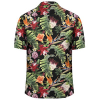 Hawaii Tropical Flowers Watercolor Hawaiian Shirt - Polynesian Pride