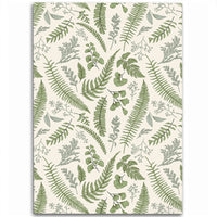 Hawaii Tropical Green Pattern Area Rug - AH Luxurious - Polynesian Pride
